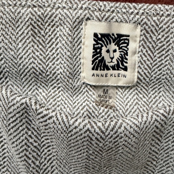 Anne Klein Light Gray Straight Leg Pants - Picture 2 of 6